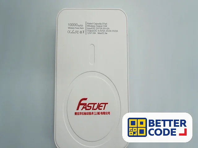 Laser marking on a plastic housing