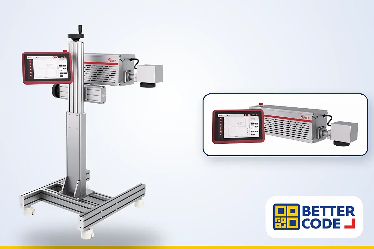 FASTJET F7100C Series CO2 laser marking system with touchscreen