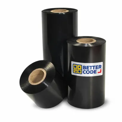 ริบบอนบาร์โค้ด Wax Wax-Resin Resin พร้อมโลโก้ Better Code