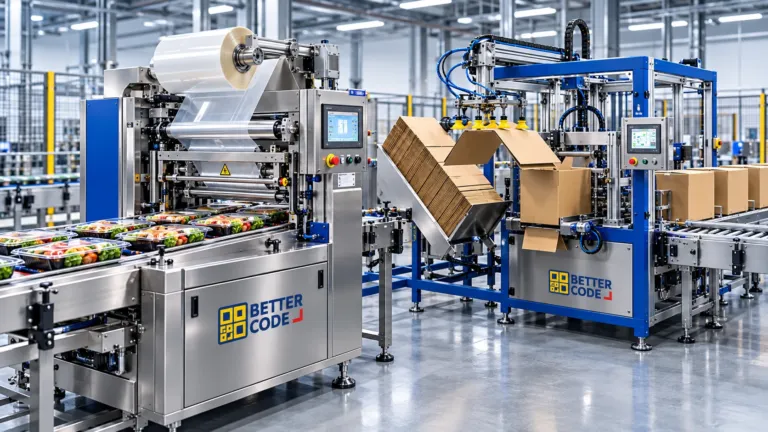 End-of-Line Packaging Automation Guide: Integrating Carton Erectors, Top Seal Tray Sealers, Date Coders, Vision Inspection & Palletizers
