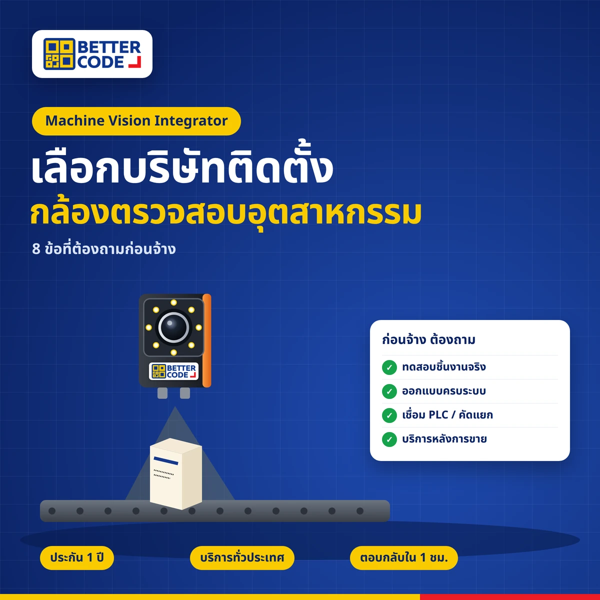 วิธีเลือกผู้ติดตั้งระบบกล้อง Vision 8 คำถามก่อนจ้าง พร้อมบริการหลังการขาย โดย Better Code