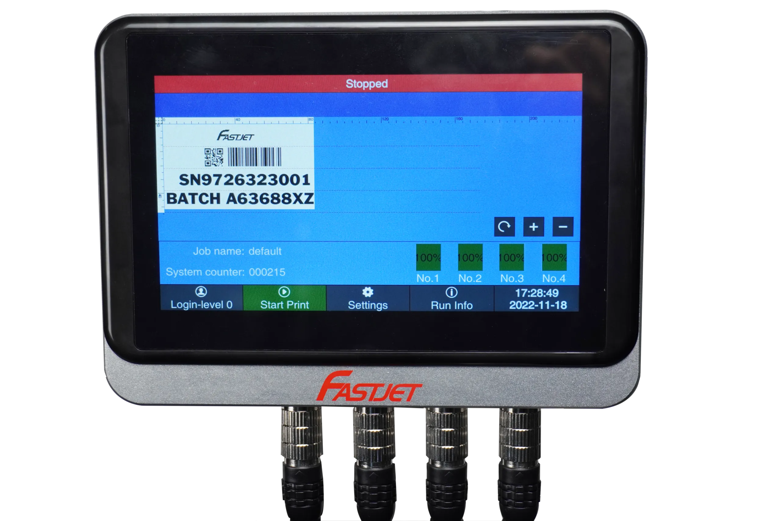 FASTJET F3500 Series 7-inch controller